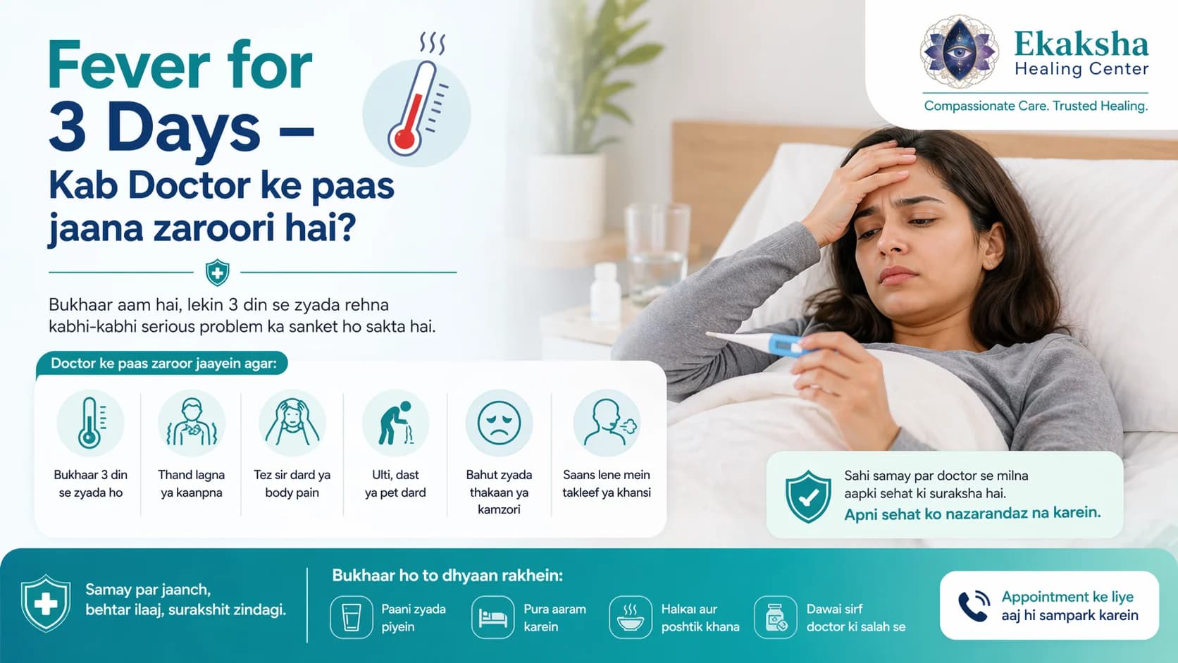 Fever for 3 Days? Kab Doctor ko Dikhayein? | Fever Care Noida